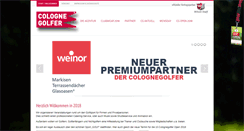 Desktop Screenshot of colognegolfer.de